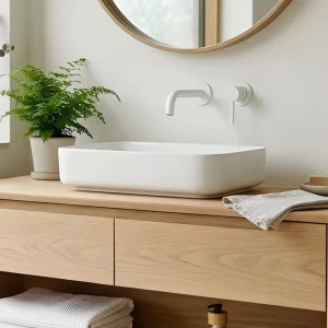 Bachas artesanales de concreto para proyectos arquitectónicos - Casa Jota